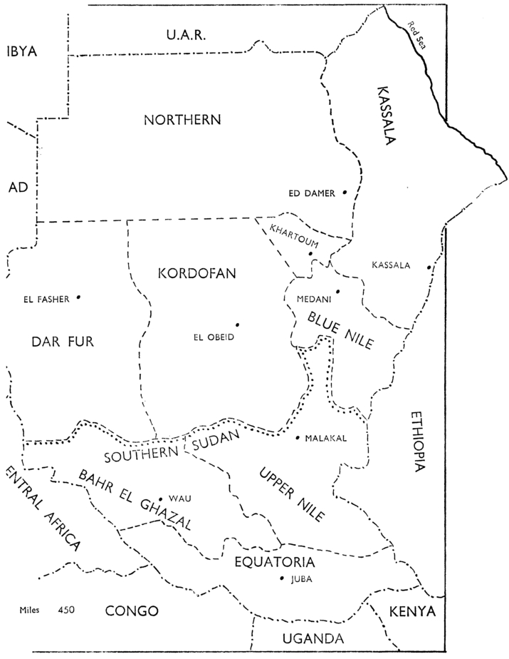 Political Map of the Sudan with Provincial Towns The purpose of this book - photo 3