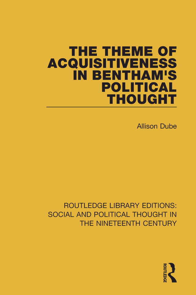 ROUTLEDGE LIBRARY EDITIONS SOCIAL AND POLITICAL THOUGHT IN THE NINETEENTH - photo 1