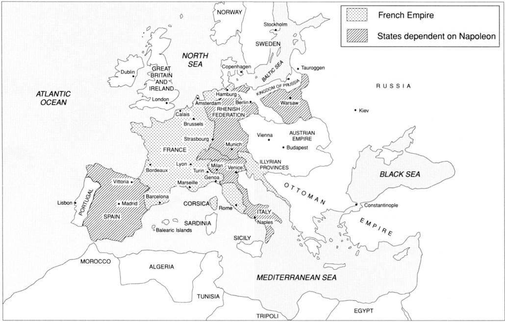 Map 3 Europe in 1815 after the Congress of Vienna Chapter 1 Introducing - photo 3