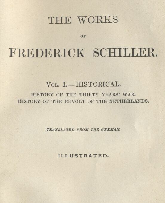 THE WORKS OF FRIEDRICH SCHILLER Translated from the German Illustrated - photo 1