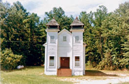 Church Sprott Alabama 1977 vintage Kodak Brownie 3 5 Building with - photo 2