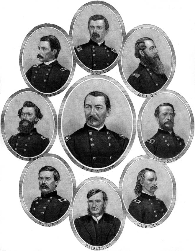 OUR CAVALRY LEADERS Bayard Davies Gregg Stoneman Sheridan Pleasonton Buford - photo 4