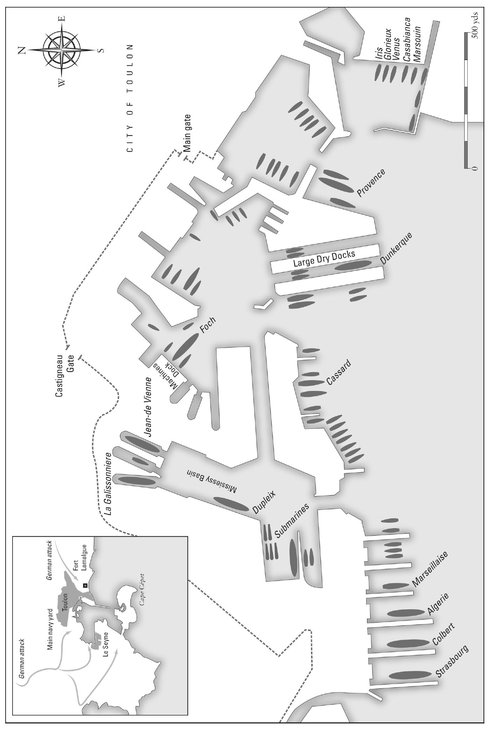 Map 9 Toulon Scuttle Introduction The great World War of the second - photo 11