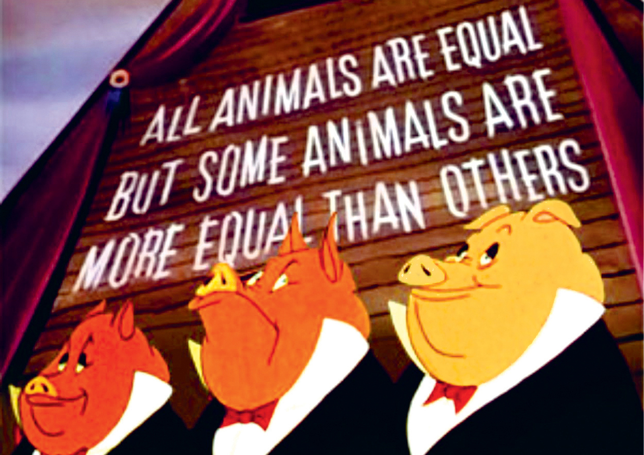 A One of George Orwells greatest works Animal Farm 1945 is an allegory for - photo 7