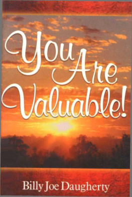 Billy Joe Daugherty - You are Valuable