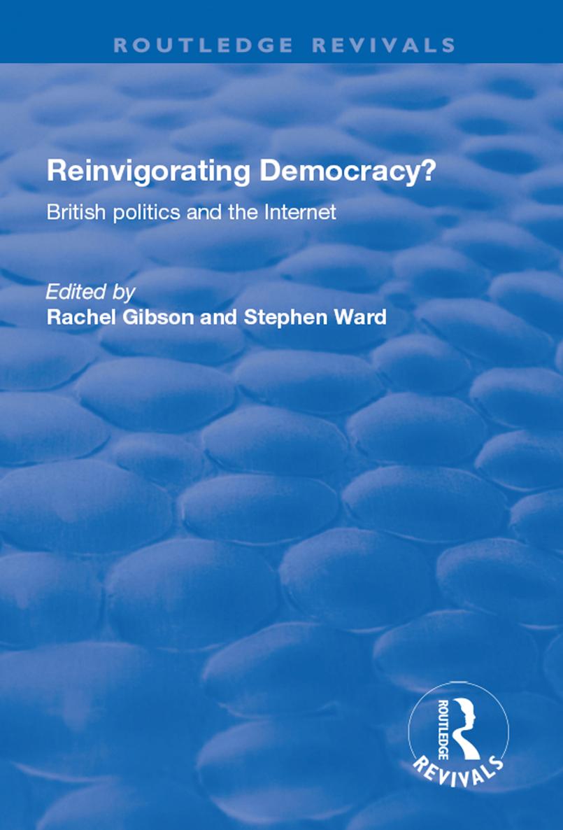 REINVIGORATING DEMOCRACY Reinvigorating Democracy British politics and the - photo 1