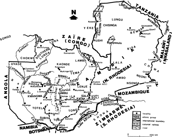 Map 1 Religious change in Zambia localities and ethnic groups Preface and - photo 3