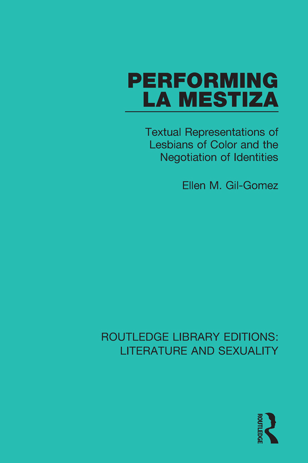 ROUTLEDGE LIBRARY EDITIONS LITERATURE AND SEXUALITY Volume 4 PERFORMING LA - photo 1