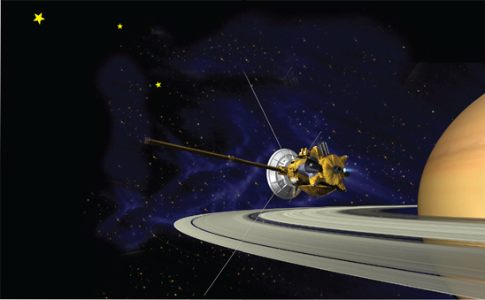 Image Credit NASAJPL This illustration shows the Cassini spacecraft arriving - photo 5