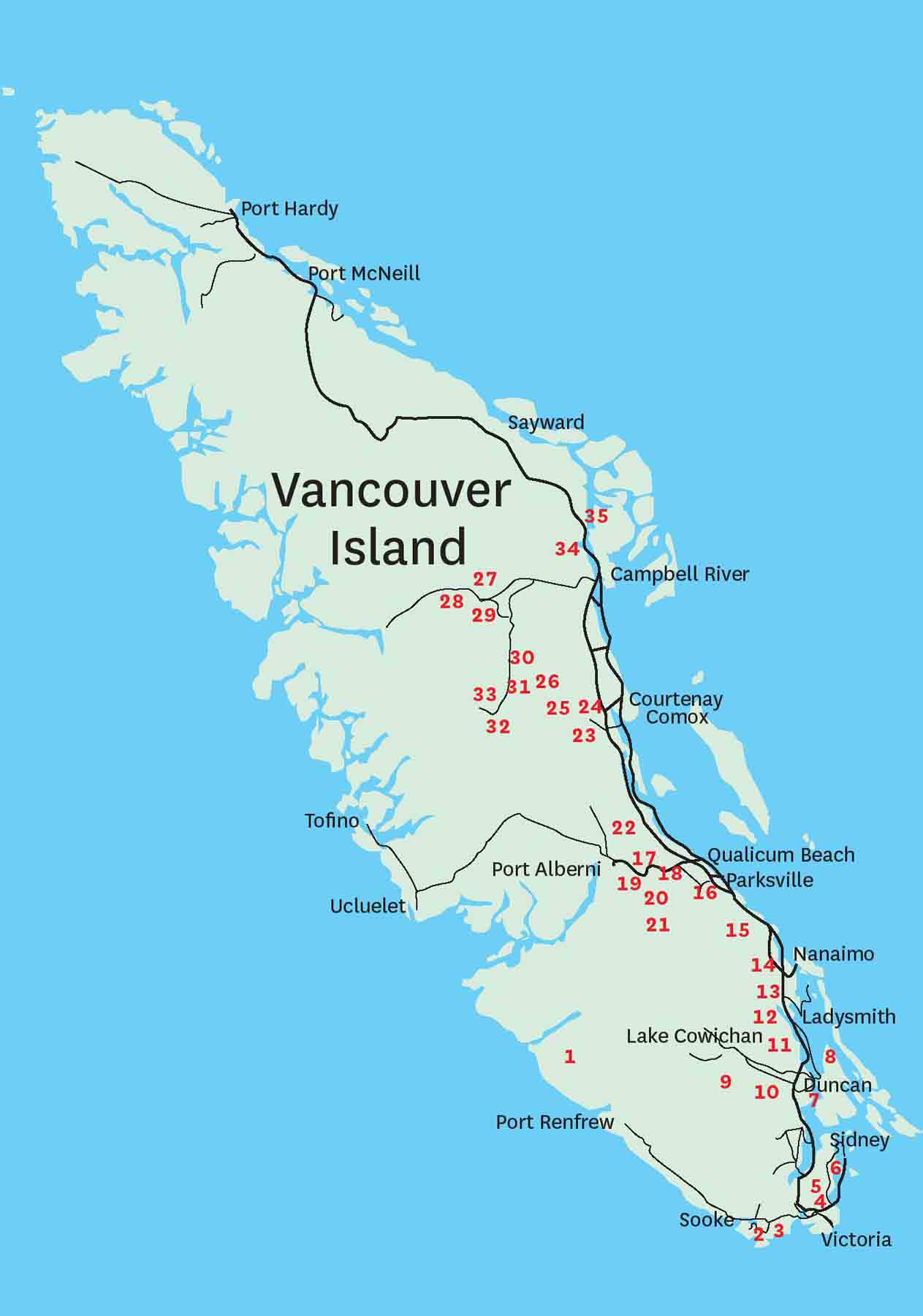 Introduction Vancouver Island is blessed with huge numbers of beautiful routes - photo 4