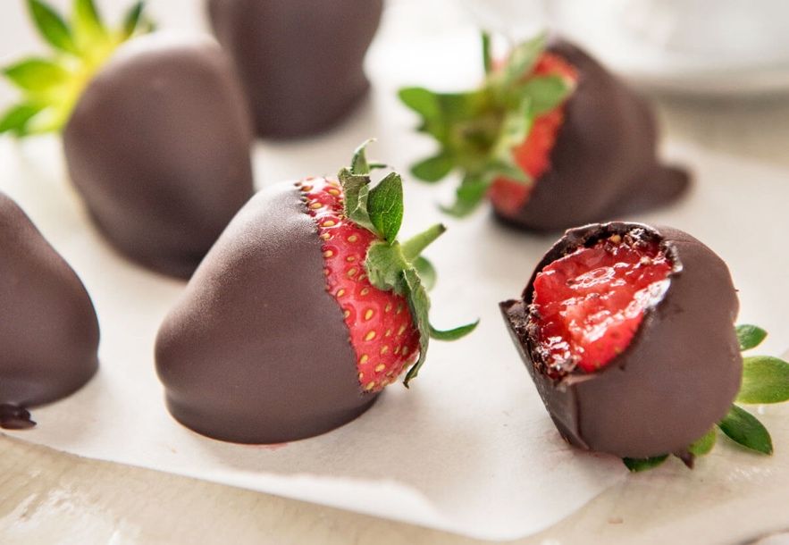 Simple yet totally delicious sweet juicy strawberries dipped in rich chocolate - photo 4