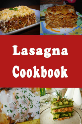 Laura Sommers Lasagna Cookbook