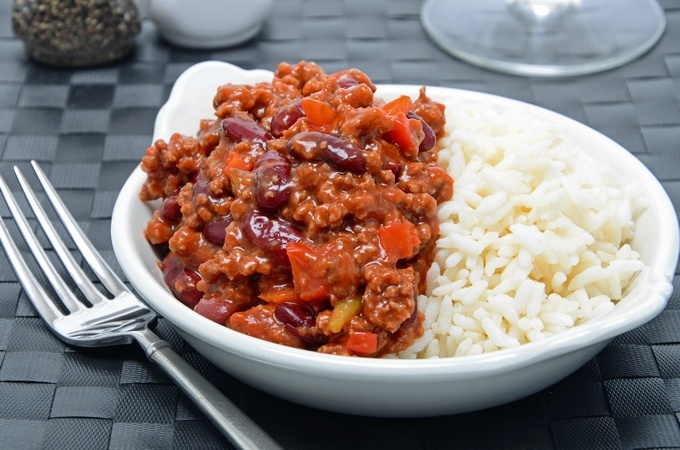 The quintessential camping food beef chili and rice All you have to do is - photo 6