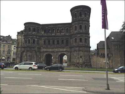 The Black Gate is part of the original Roman fortification in Trier Climbing - photo 2