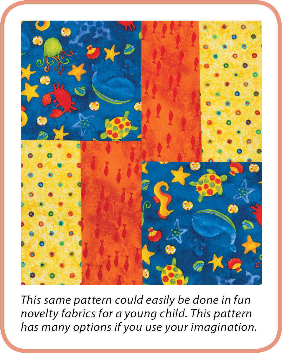 This easy block quilt is the perfect size to use in the neo-natal unit at your - photo 10