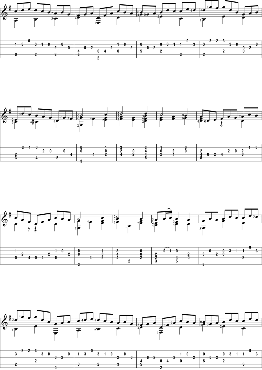 Maple Leaf Rag By Scott Joplin Transcribed for Guitar by Giovanni De Chiaro - photo 24