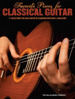 Hal Leonard Corp. Favorite Pieces for Classical Guitar (Songbook)