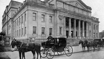 Horse-drawn carriages pull up in front of the newly dedicated Franklin County - photo 3