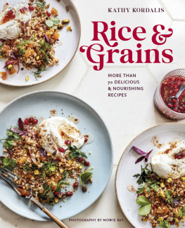 Kathy Kordalis - Rice & Grains