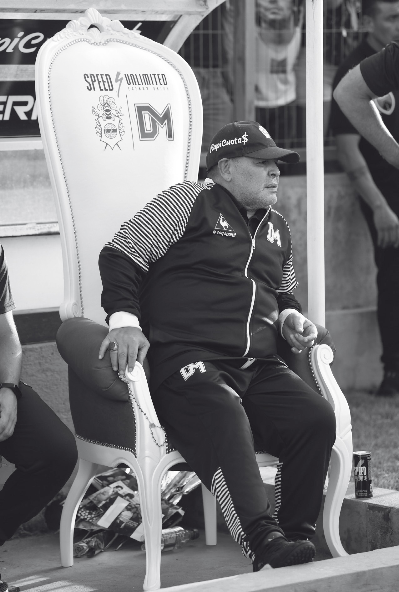 Watching Gimnasia y Esgrima and Patronato from his throne 8 February 2020 - photo 28