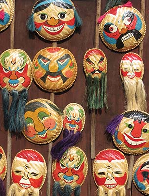 masks at Hanois Temple of Literature terraced rice paddies of Vietnams - photo 9