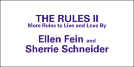 Ellen Fein The Rules II: More Rules to Live and Love By