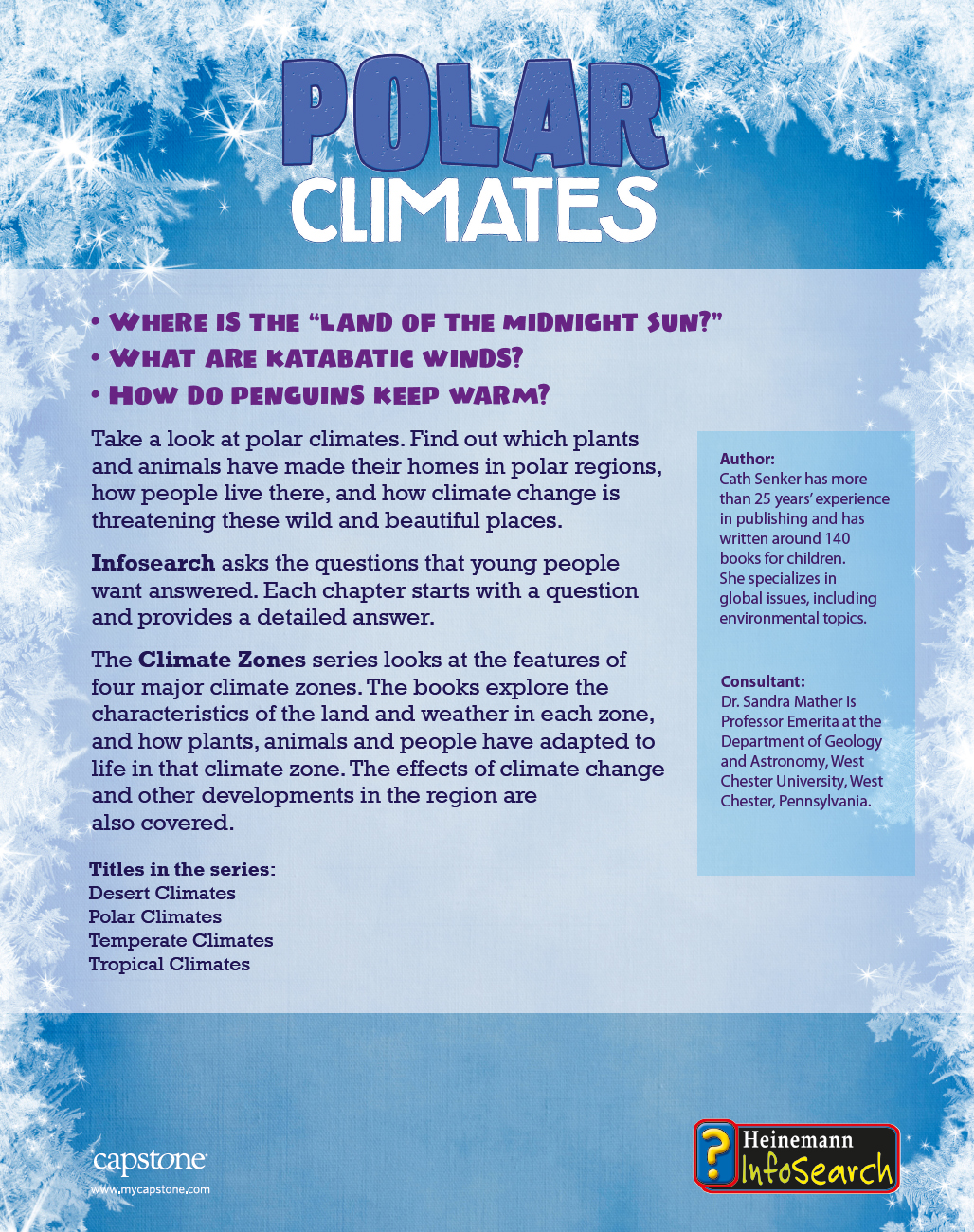 Where are the Polar Climate Zones At the northern and southern extremes of - photo 2