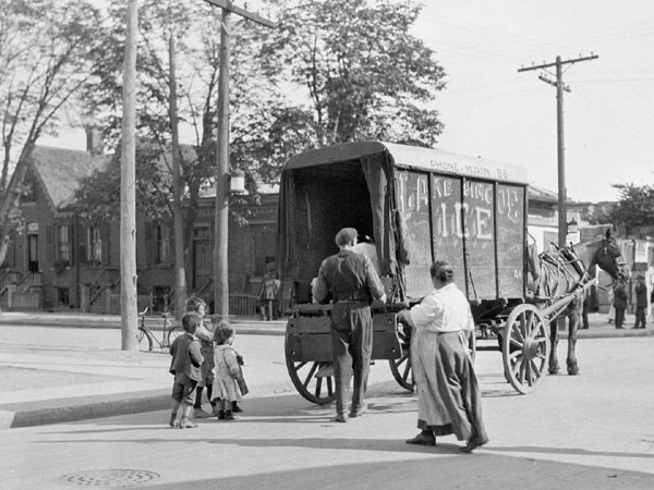 Ice Wagon on Elizabeth Street September 16 1916 1842 Cane Topographical - photo 5