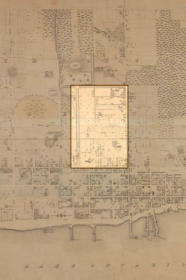 1842 Cane Topographical Plan of the City and Liberties of Toronto - photo 6