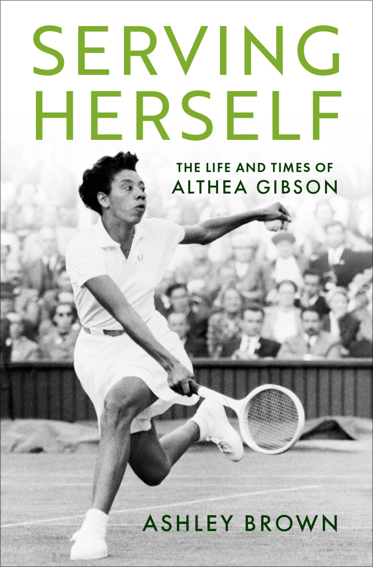 Serving Herself Althea Gibson enigmatic and relaxed in November 1958 as - photo 1