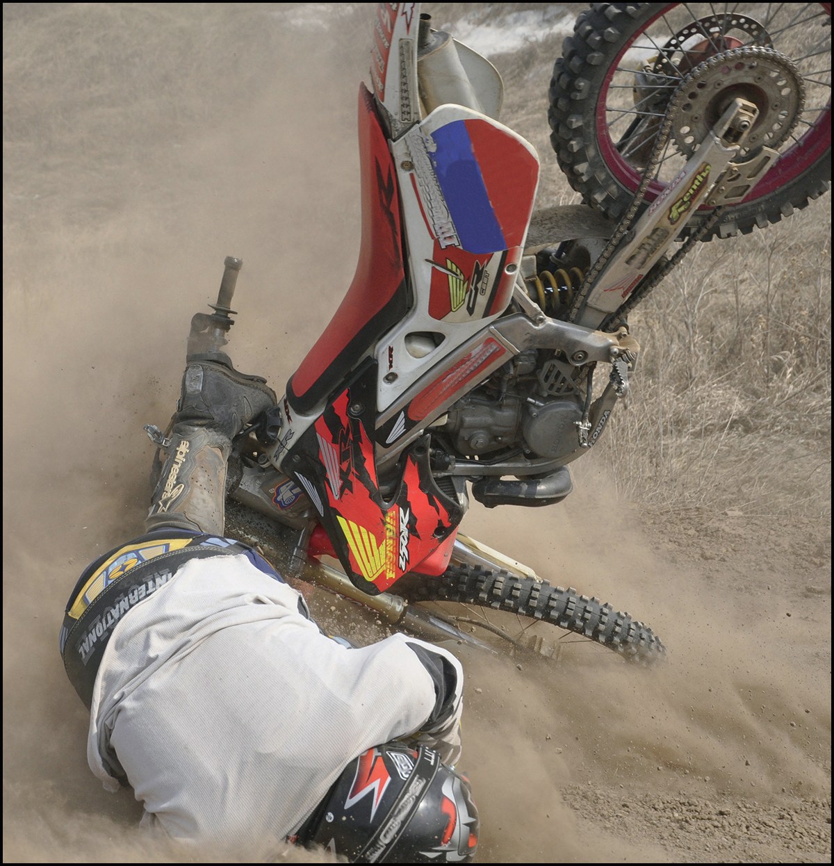 Motocross is a physical and dangerous sport Up to 95 percent of all motocross - photo 14