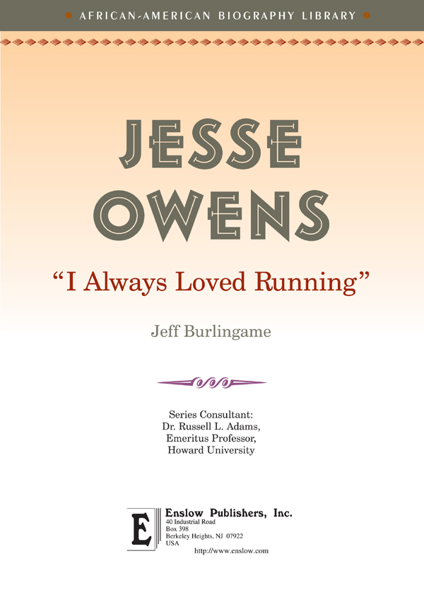Jesse Owens I Always Loved Running - image 2