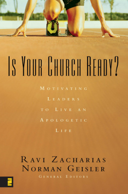 Zondervan Is Your Church Ready?: Motivating Leaders to Live an Apologetic Life