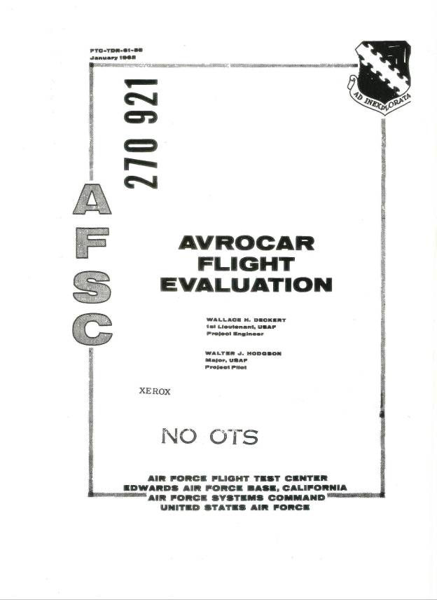 Avrocar VZ-9-AW - photo 2