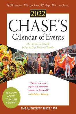 Editors of Chases Chases Calendar of Events 2022: The Ultimate Go-to Guide for Special Days, Weeks and Months