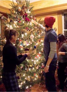 Angela and my son David decorating the Christmas tree 2008 Angela - photo 9