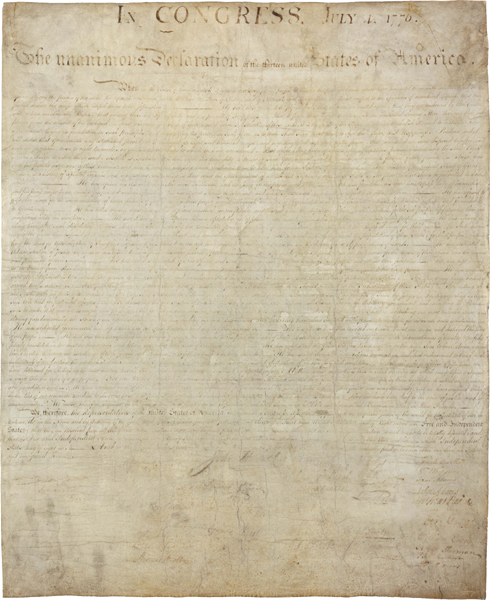 Image Credit National Archives The Declaration of Independence signed July 4 - photo 4