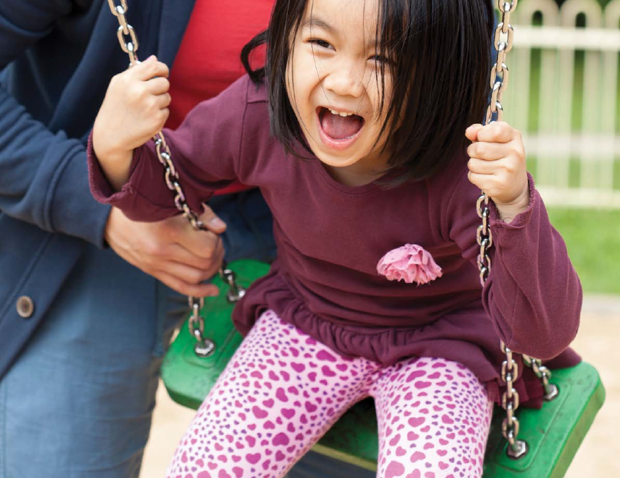 Red or green What color is the swing at the park Its green Red or - photo 13