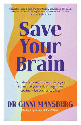 Dr Ginni Mansberg Save Your Brain