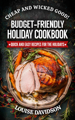 Davidson - Cheap and Wicked Good! Budget-Friendly Holiday Cookbook