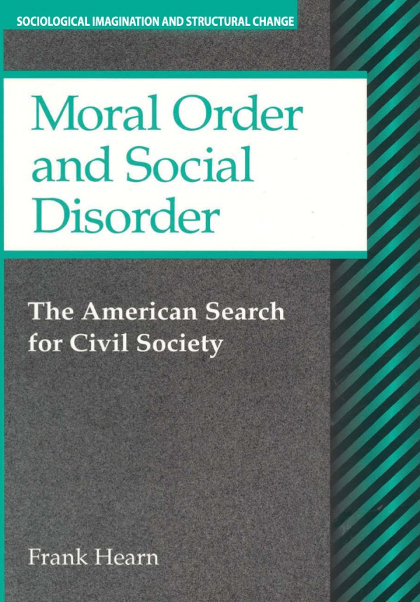 Moral Order and Social Disorder Moral Order and Social Disorder The American - photo 1