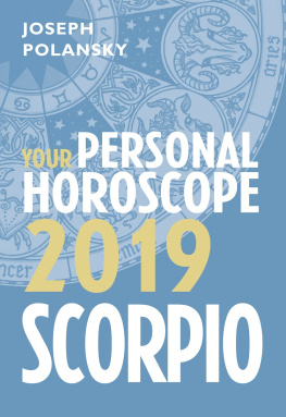 Joseph Polansky Scorpio 2019: Your Personal Horoscope