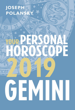 Joseph Polansky Gemini 2019: Your Personal Horoscope