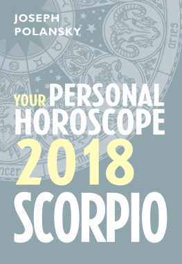 Joseph Polansky Scorpio 2018: Your Personal Horoscope