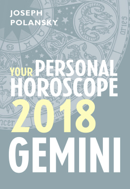 Joseph Polansky Gemini 2018: Your Personal Horoscope