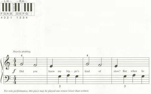 Accompaniment Student plays one octave higher than written Wishful - photo 22