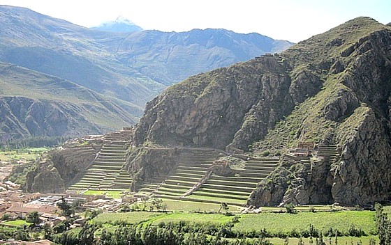 The fortress at Ollantaytambo the Royal House of the Sun is a big tourist - photo 3