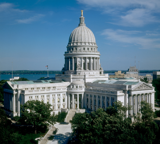 Elevated view of the Capitol with Lake Monona in the background WHI IMAGE ID - photo 4