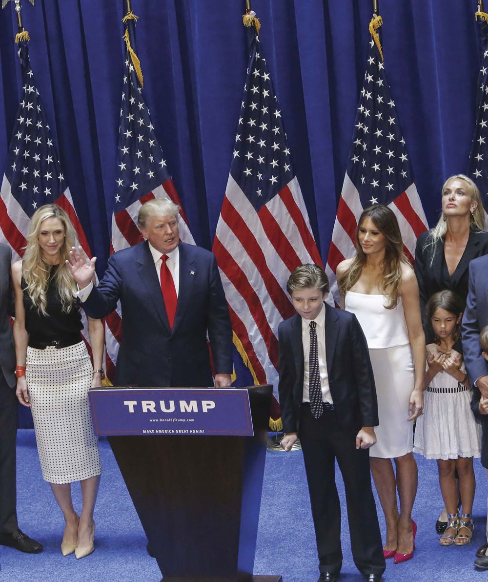 Donald Trump who became the 45th president announced his candidacy in a - photo 8