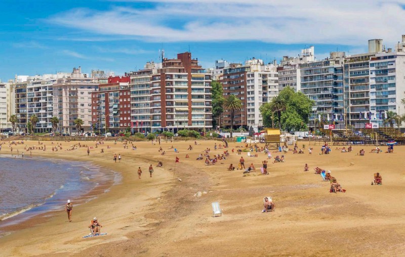 High-rise buildings overlook Pacitos Beach in Montevideo Thats when Uruguays - photo 4